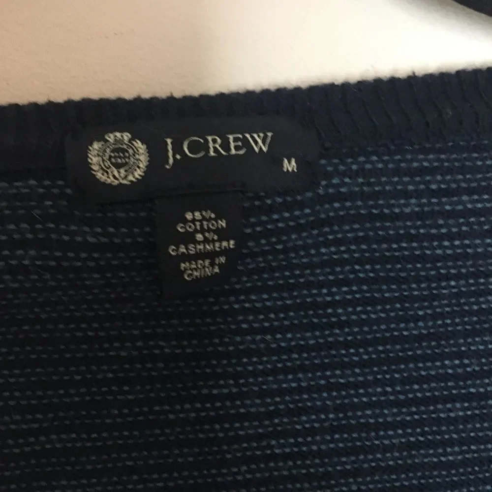 J. Crew  SZ M Striped Sweater